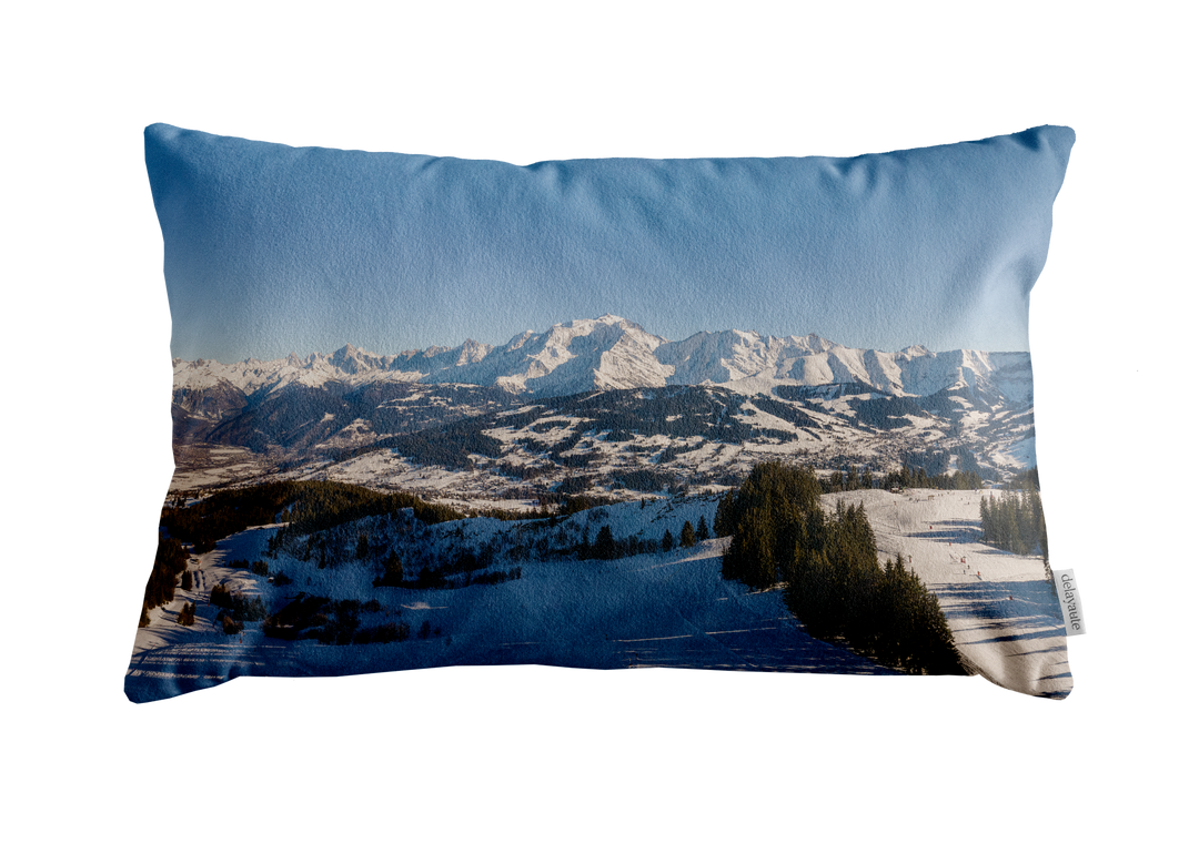 Housse de coussin décoratif pour l'intérieur "Massif du Mont-Blanc" (40x60cm)