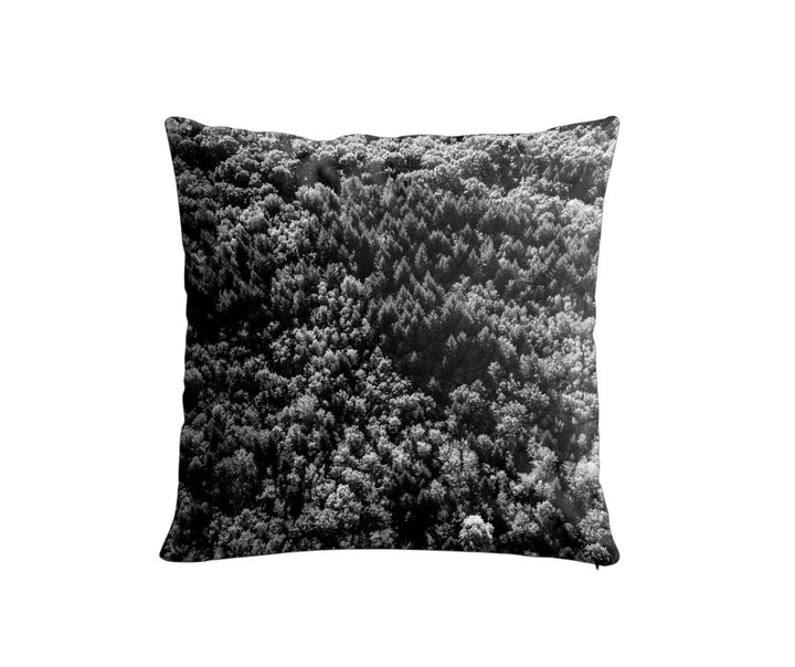 Housse de coussin - 45x45 cm - "Forêt du Chablais" - Karadrone