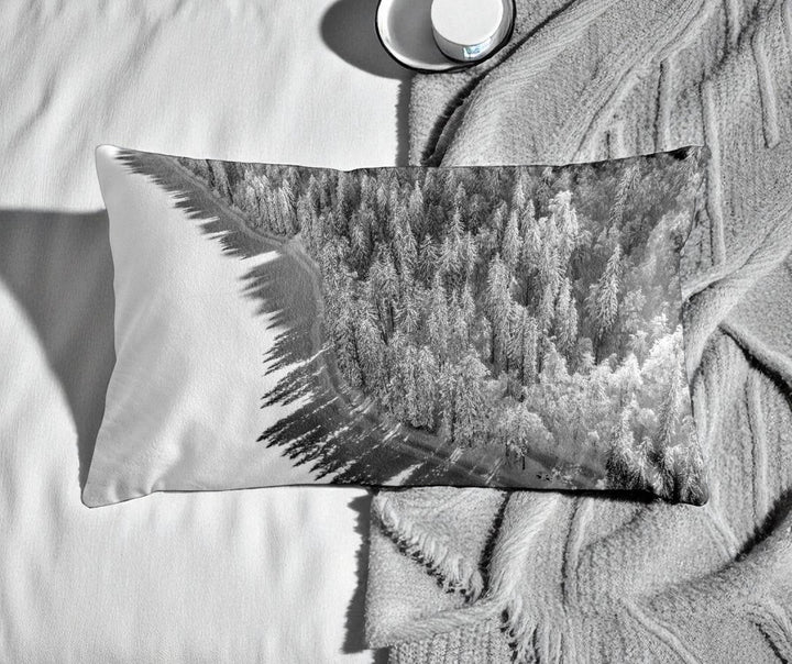 Housse de coussin - 30x50 cm - "Lac de Montriond"- Karadrone