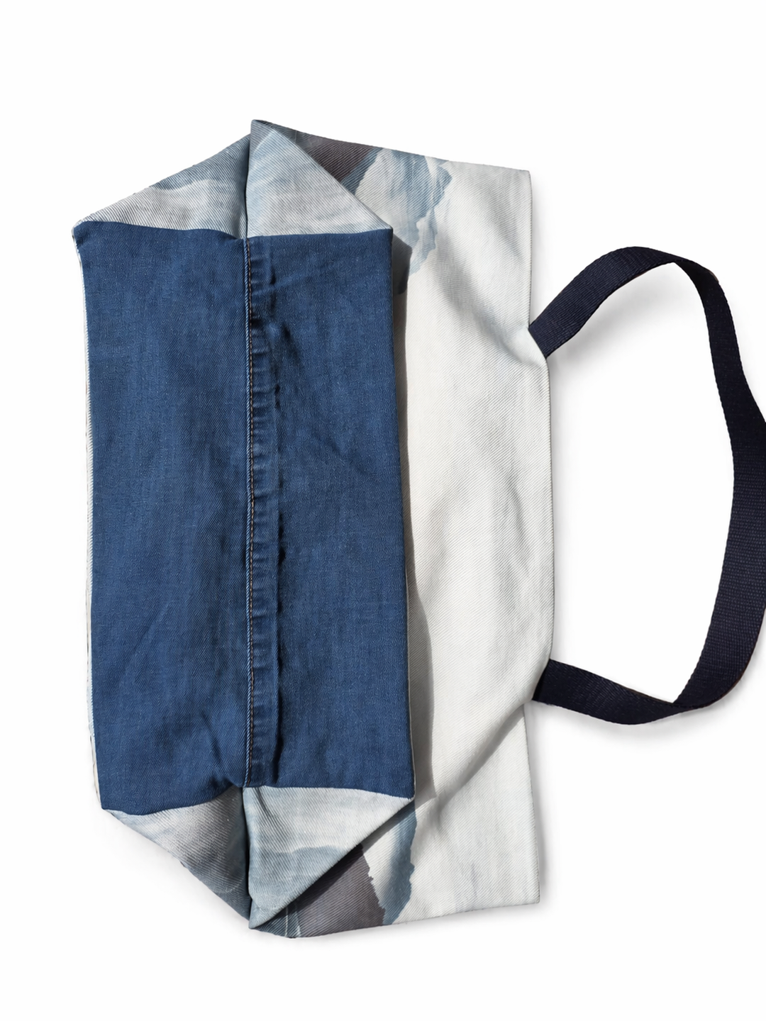 Sac cabas en denim recyclé – Reflets - Les Bleus du Lac – Maison DZON