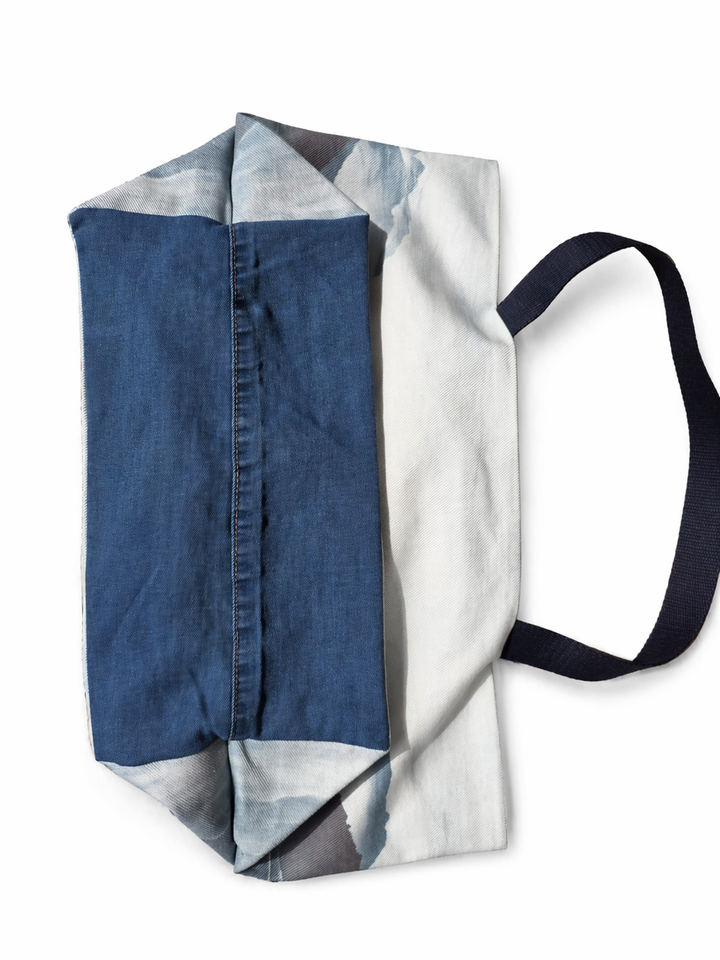 Sac cabas en denim recyclé – Reflets - Les Bleus du Lac – Maison DZON