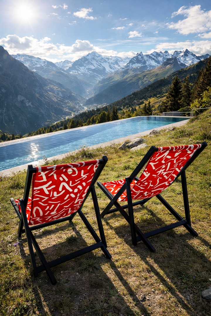 Chilienne artistique rouge blanc – Gestes Libres Willis