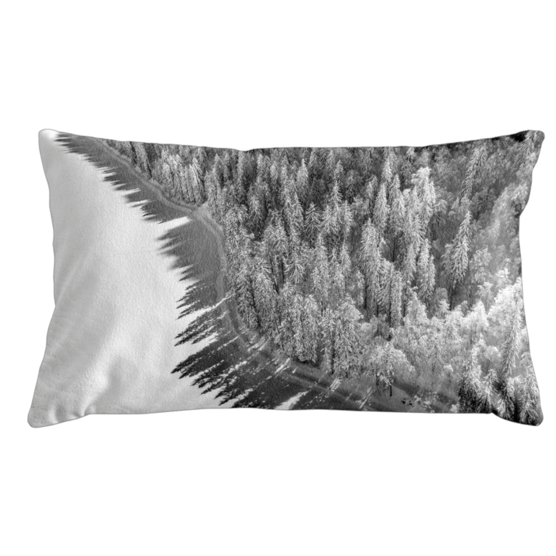 Housse de coussin - 30x50 cm - "Lac de Montriond"- Karadrone