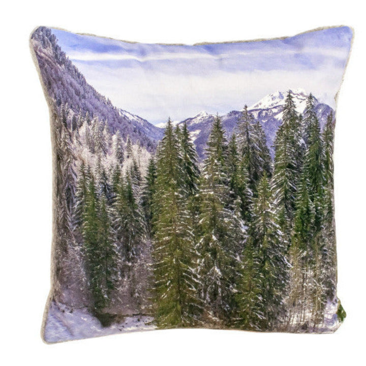 Housse de coussin - 45x45 cm - "Forêt de Montriond" Karadrone