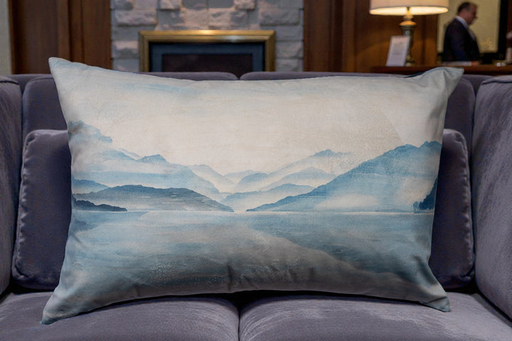 Housse de coussin 40x60 Albigny Bleu Ciel – Les Bleus du Lac