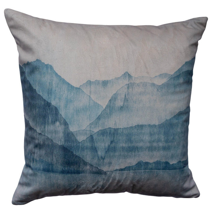 Housse coussin 45x45 - Bleu ciel - Les Bleus du Lac – Gilles Giacomotti