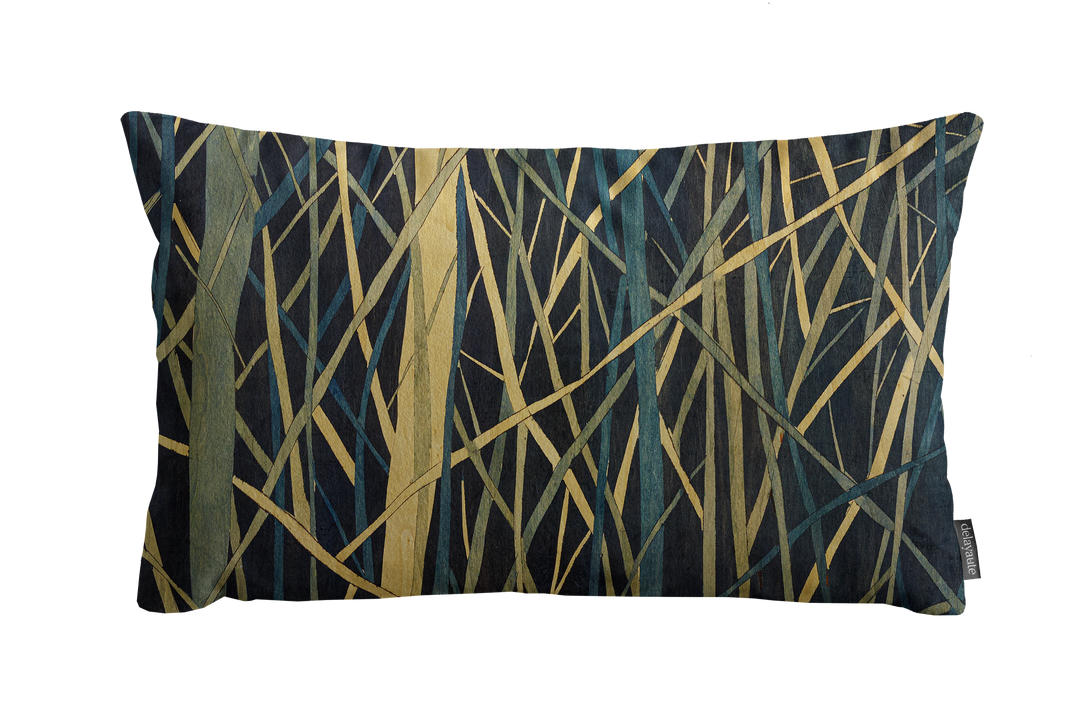 Housse de coussin décoratif pour l'intérieur "Les Roseaux du Lac" (45x45cm / 30x50cm)