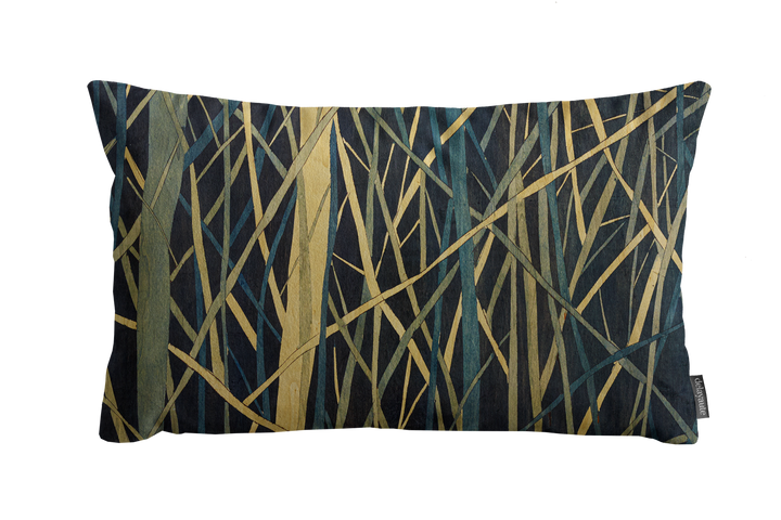 Housse de coussin décoratif pour l'intérieur "Les Roseaux du Lac" (45x45cm / 30x50cm)