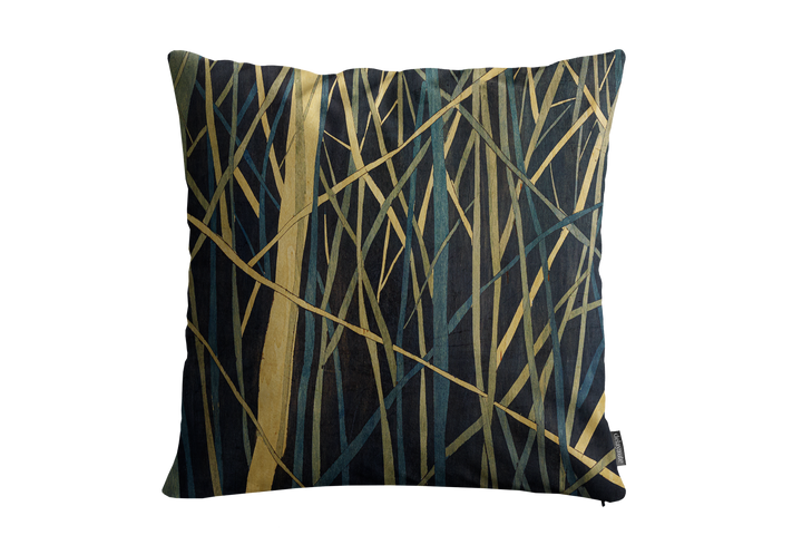 Housse de coussin décoratif pour l'intérieur "Les Roseaux du Lac" (45x45cm / 30x50cm)