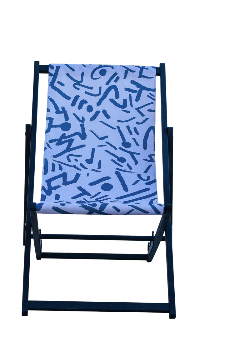 Chilienne bois design – Transat extérieur artistique – Gestes Libres Willis