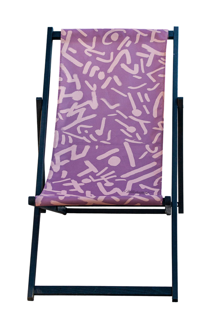 Chilienne bois design – Transat extérieur artistique – Gestes Libres Willis