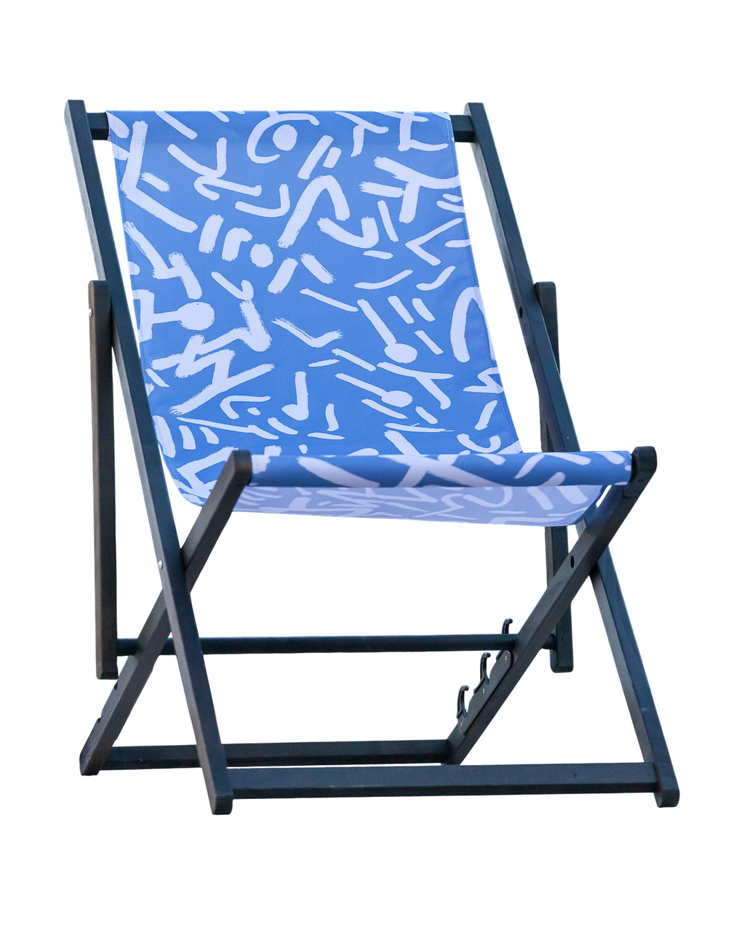 Chilienne bois design – Transat extérieur artistique – Gestes Libres Willis