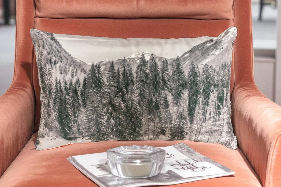 Housse de coussin - 30x50 cm - "Forêt de Montriond" Karadrone