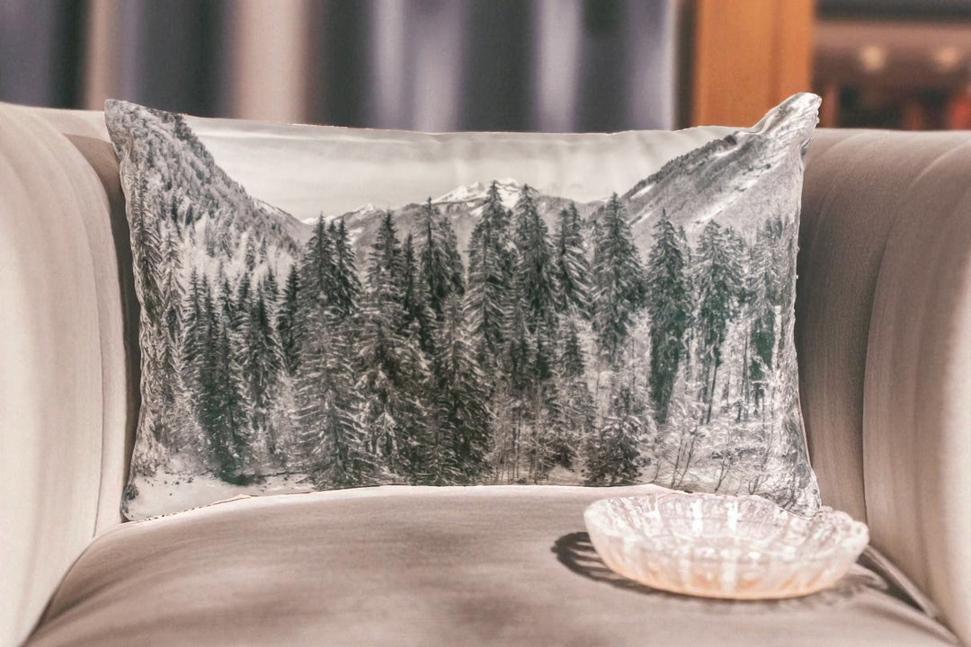 Housse de coussin - 30x50 cm - "Forêt de Montriond" Karadrone