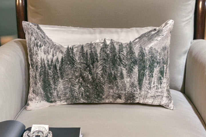 Housse de coussin - 30x50 cm - "Forêt de Montriond" Karadrone