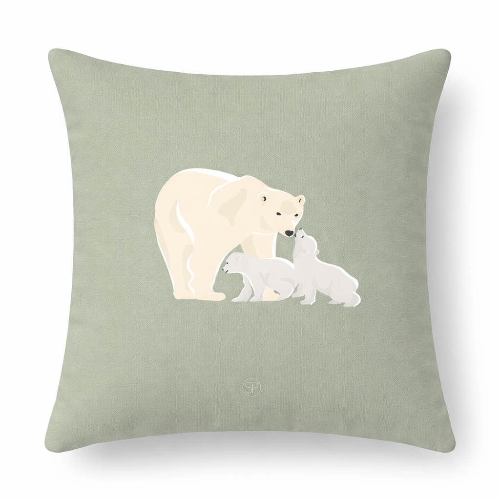 Housse de coussin jaune pollen – coton